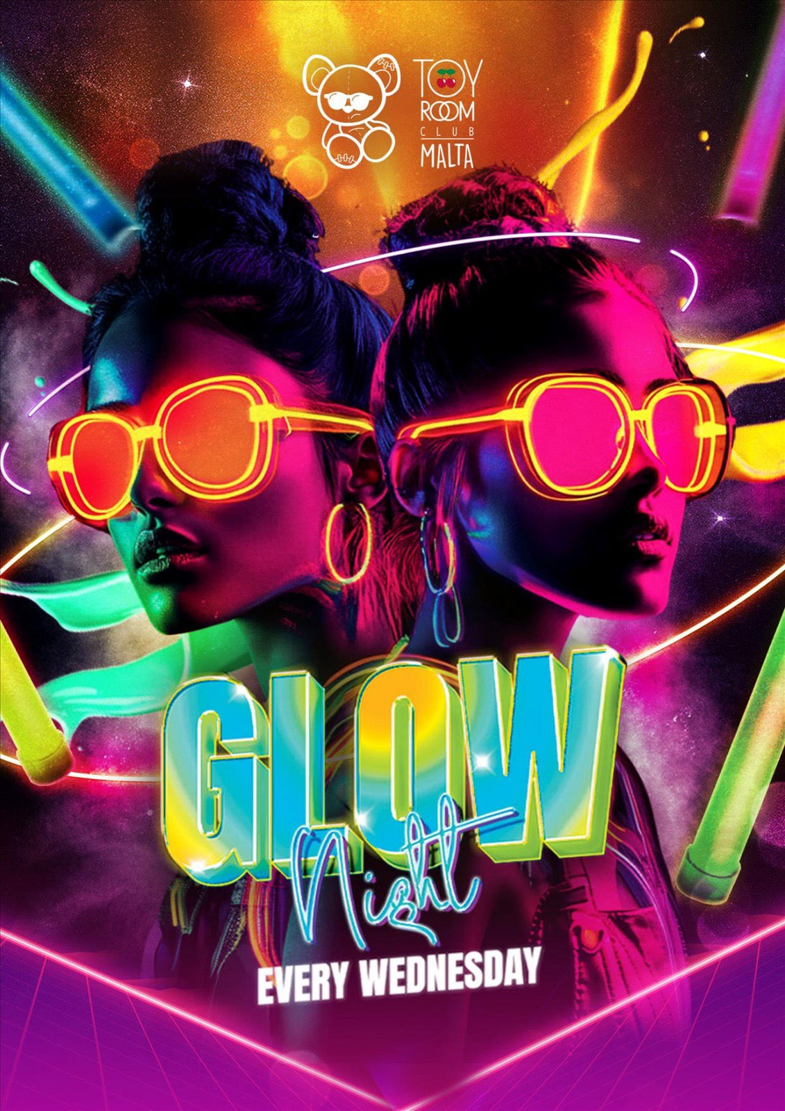 GLOW NIGHTS WEDNESDAY TOY ROOM
