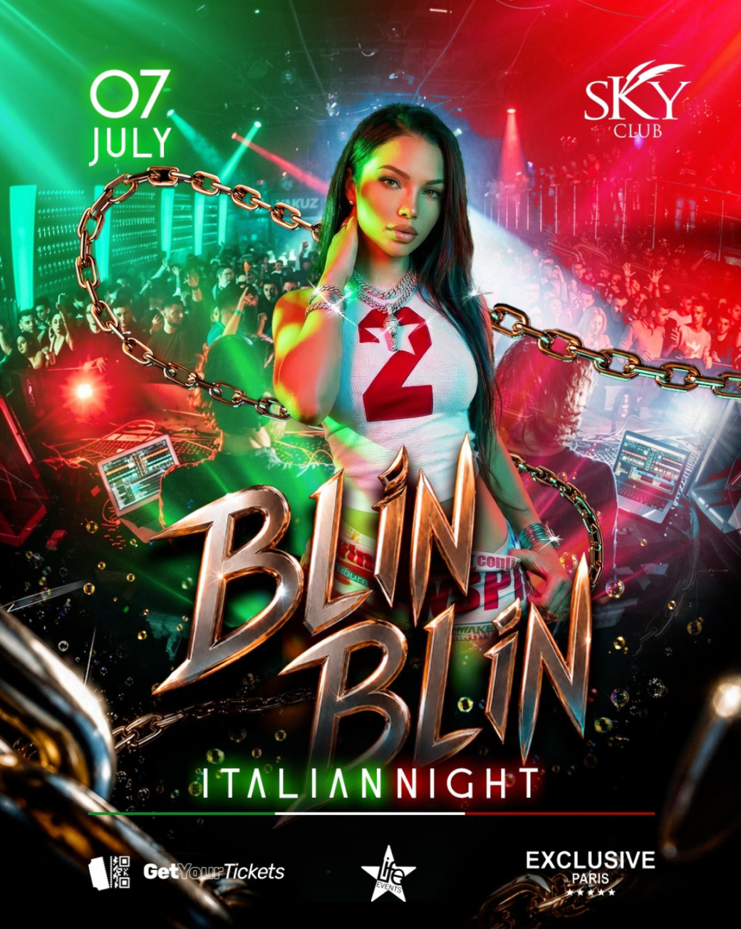 BLIN BLIN AT SKY CLUB