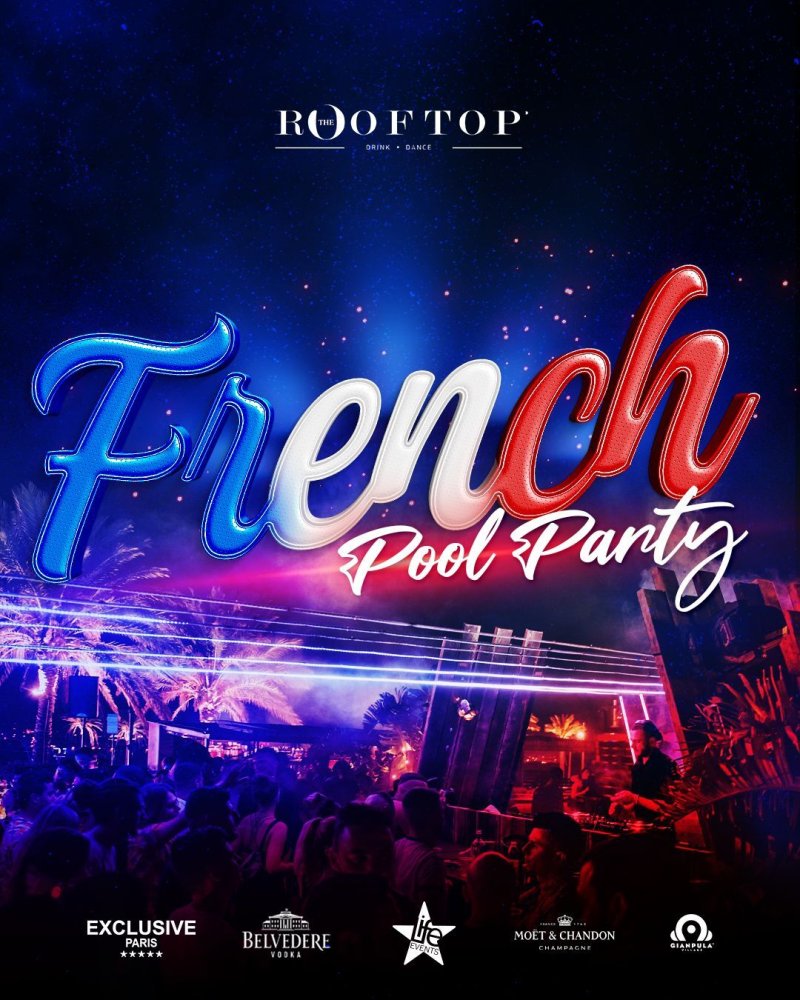 FRENCH NIGHT POOL PARTY - GIANPULA