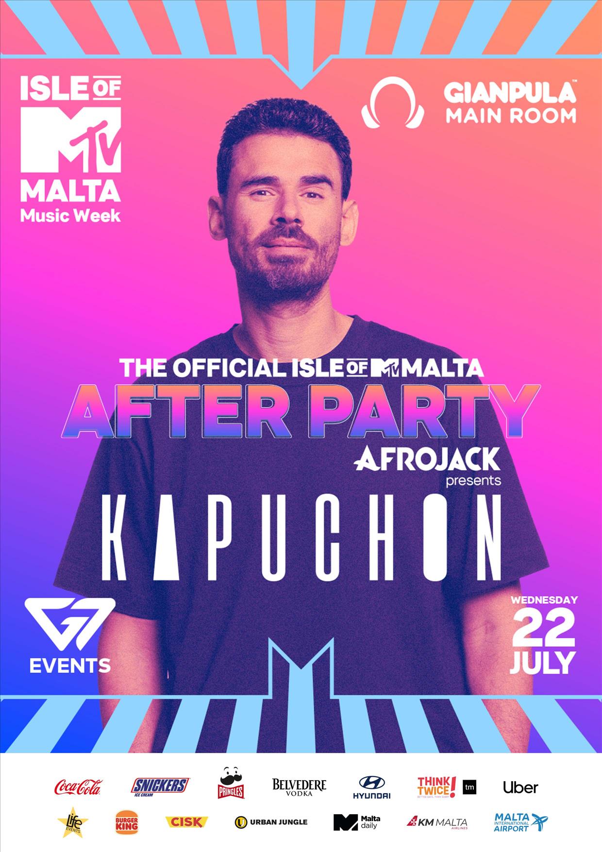 ISLE OF MTV AFTER PARTY AT GIANPULA FT. AFROJACK