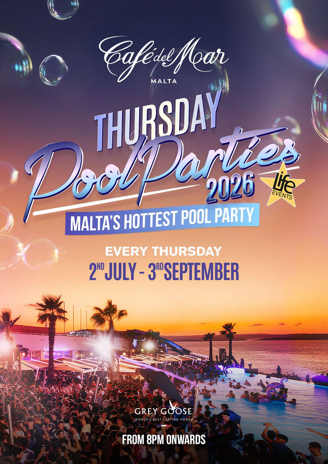Pool party in Malta 2026