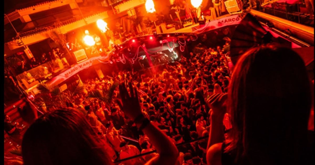Packed open-air club night — the party map beyond Malta: Albania, Zante, Tenerife, Mykonos and Punta Cana