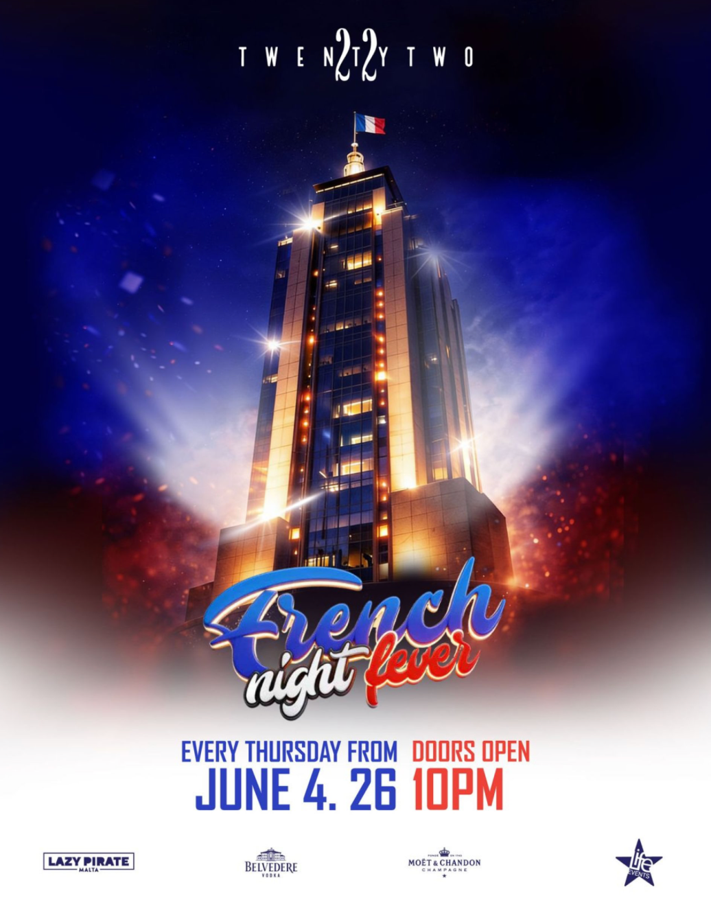 FRENCH NIGHT FEVER // TWENTYTWO: THE ULTIMATE THURSDAYS NIGHT