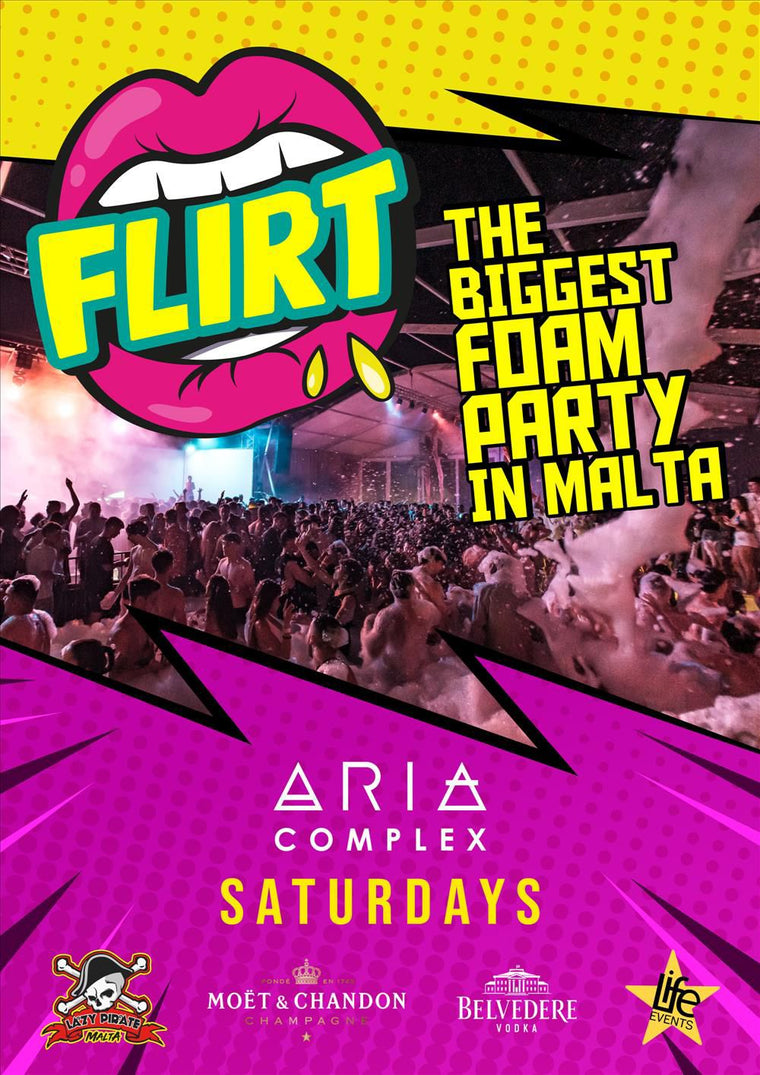 Flirt Foam Party: Aria Complex Malta