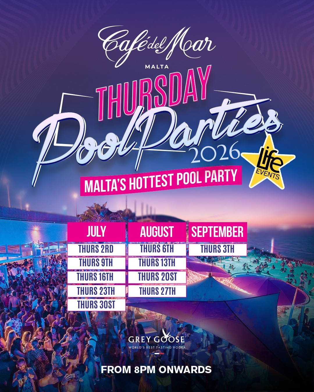 cafe Del Mar Thursdays pool party
