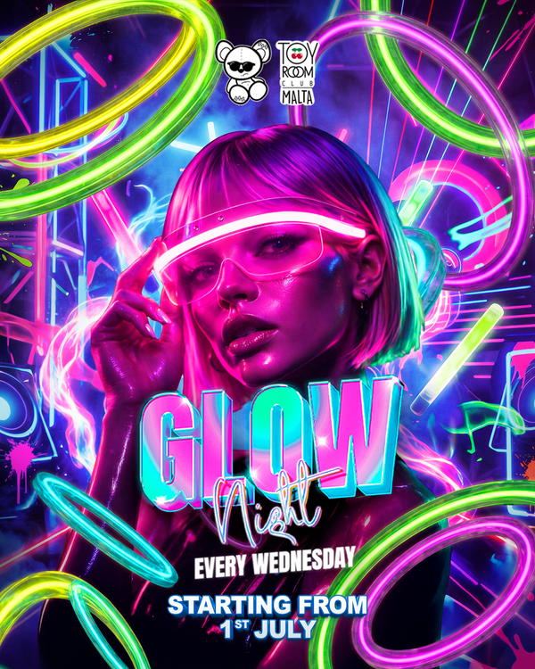 GLOW NIGHTS WEDNESDAY TOY ROOM