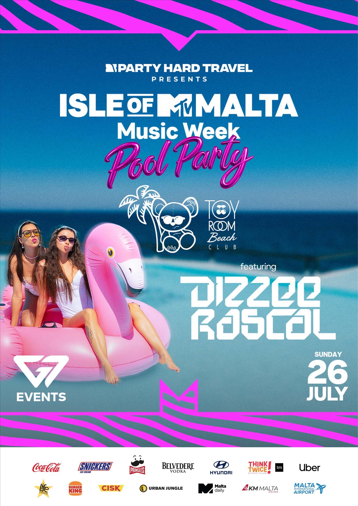ISLE OF MTV AT TOY ROOM BEACH POOL PARTY FT. DIZZEE RASCAL