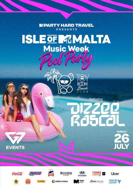 ISLE OF MTV AT TOY ROOM BEACH POOL PARTY FT. DIZZEE RASCAL