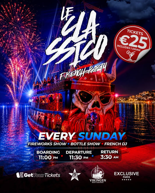 Le classico - French Boat Party — Shëtitorja Naim Frashëri, Saranda, Albania