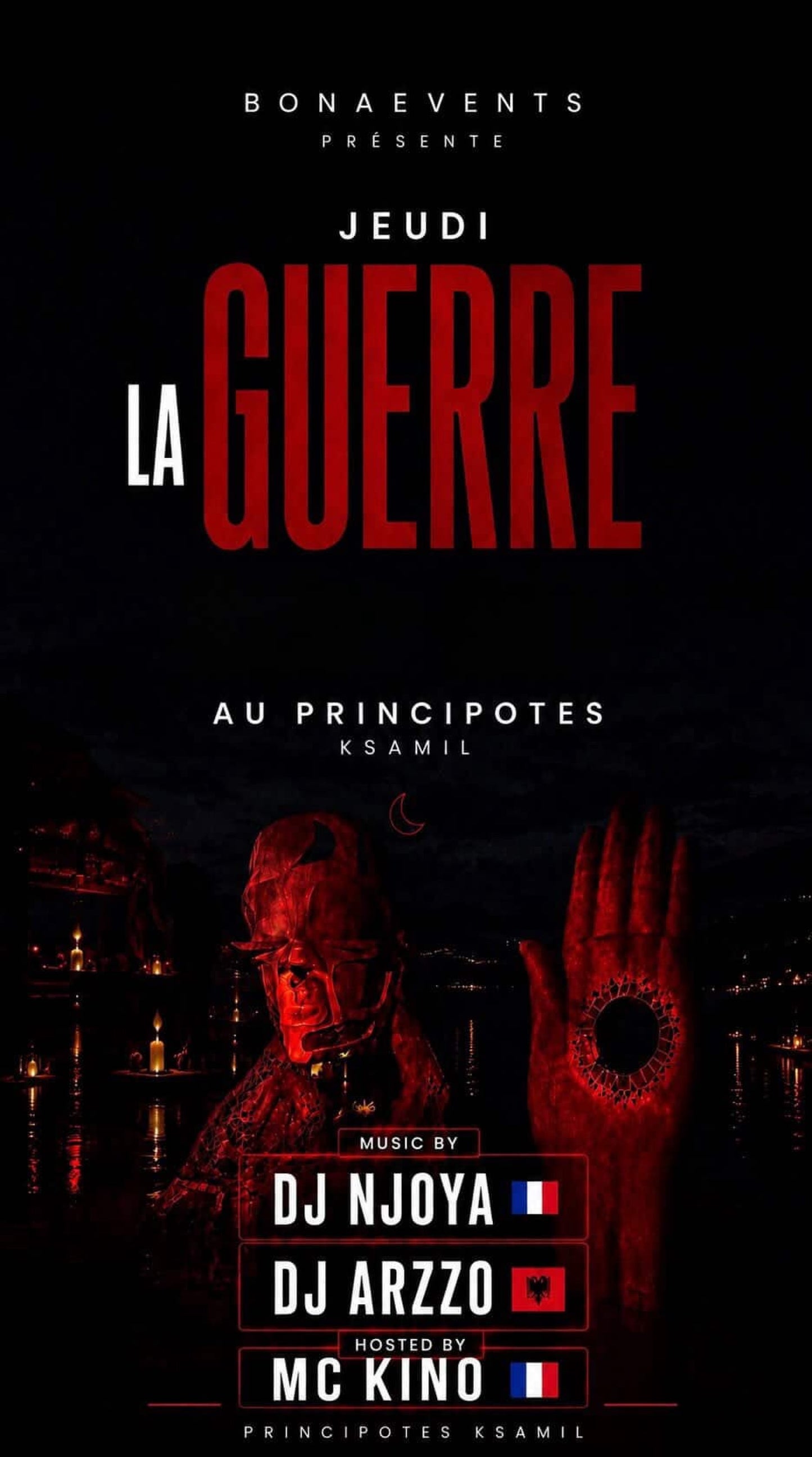 La Guerre - French Party — Principotes Ksamil, Ksamil, Albania