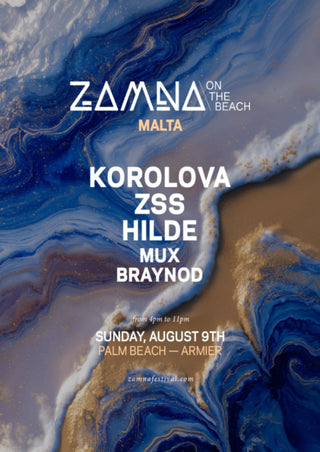 Zamna On The Beach Malta 2026